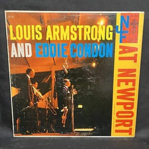 Louis Armstrong and Eddie Condon at Newport 1956 Mono LP 6 Eye CL 931 NM/EX - Picture 1 of 6