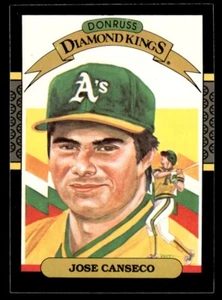 1987 Donruss Diamond Kings Jose Canseco #6 - Bild 1 von 2