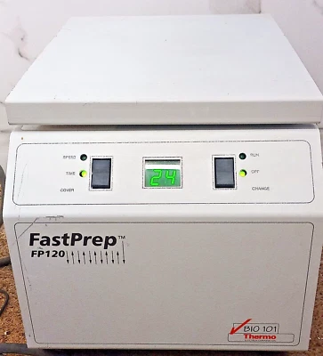 Fabricado nos EUA - Homogeneizador disruptor celular Thermo Savant FastPrep FP120 Bio 101 - Imagem 1 de 4