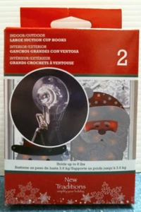 New traditions Indoor/Outdoor Large Suction Cup Hooks 2 pk. (13360) FS - Picture 1 of 3
