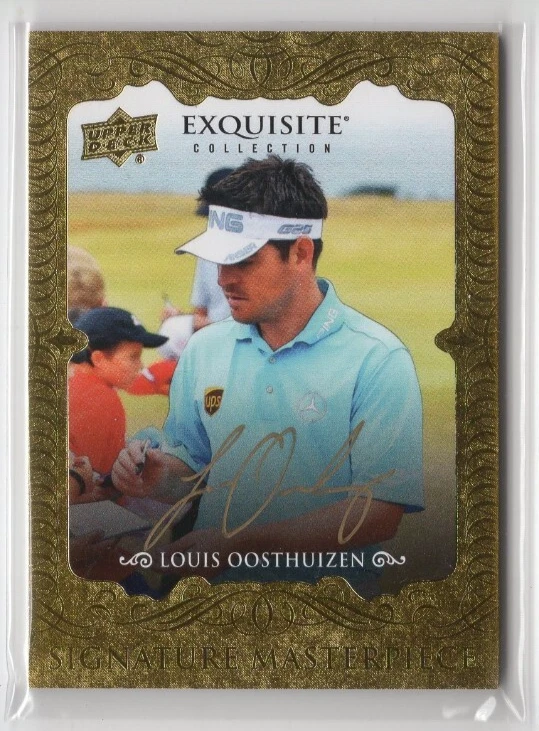 2014 UPPER DECK EXQUISITE LOUIS OOSTHUIZEN SIGNATURE MASTERPIECE AUTO - Image 1 of 1