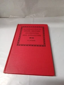 An Introduction To Greek History ANTIQITIES & LITERATURE A. PETRIE VINTAGE 1962 - Picture 1 of 10
