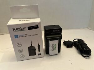 Kastar Charger & Battery for Digital Camera & camcorder Fits SAN CRV3