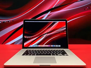 Apple MacBook Pro 15" DELGADO Retina Quad Core i7 16GB RAM SSD Laptop MANCHA - Imagen 1 de 12