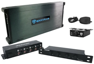 Rockville DBM65 6-Channel 660w Marine/Boat Amplifier+Kicker 4-Zone Level Control - Picture 1 of 12