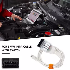 K+DCAN USB-Schnittstelle mit Schalter OBDII-Diagnosekabel INPA EDIABAS für BMW - Picture 1 of 10