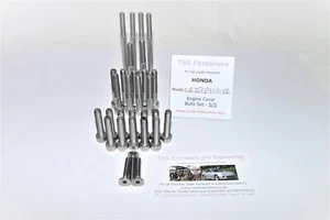Honda CB750 / CB900 FB - Engine Covers Bolts Set - Stainless Steel - Picture 1 of 5