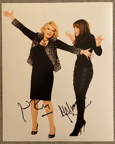 Joan Rivers & Melissa Rivers Signed In Person 8x10 Photo - Authentic Cover