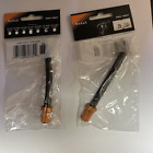 Lot of 2 - Keiti Replacement Gas Vent Tubes ORANGE -  Part # GV 20OR