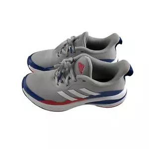 Adidas trainers shoe size 3.5 grey blue and red with laces - Picture 1 of 15