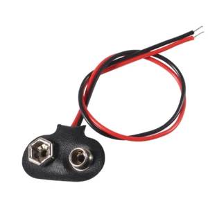 1x Conector para pila de 9v 6F22 con cable - Imagen 1 de 6