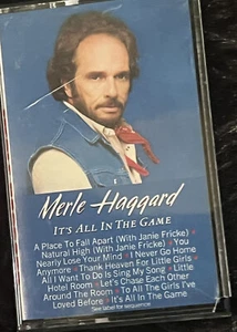 It's All in the Game by Merle Haggard (tape Vintage Cassette, 1984)  Epic - Picture 1 of 17