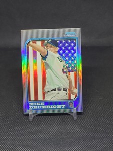 1997 Bowman Chrome International Refractors #135 Mike Drumright RC Tigers