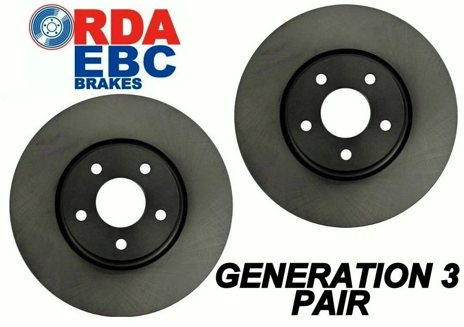 For Dodge Nitro 3.7L 10/2008 Onwards FRONT Disc brake Rotors RDA8019 PAIR - image 1 of 1