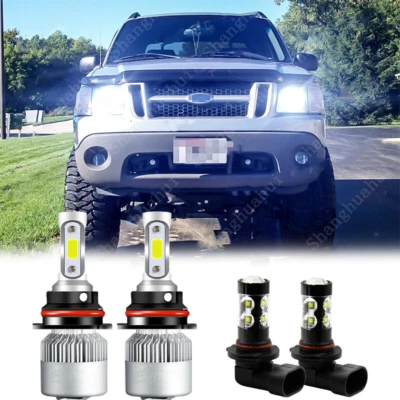 Farol LED + lâmpadas de neblina para Ford Explorer Sport Trac 2001-2005 4PC 6000K - Imagem 1 de 4