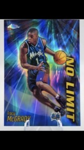 2000-01 Topps Chrome No Limit Refractor Tracy McGrady Magic RARE 🔥🔥📈📈