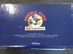 Donald Duck Thimble Collection Set 65 Feisty Years - Picture 1 of 8