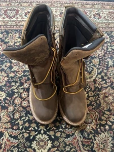 Red Wing 2219 Loggermax 9” Waterproof Safety Toe Boot Mens 10.5 New - Imagen 1 de 6