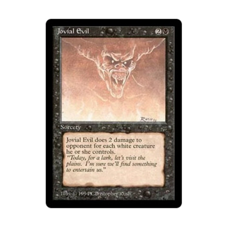 WOTC MtG Legends Jovial Evil (R) VG - Image 1 of 1