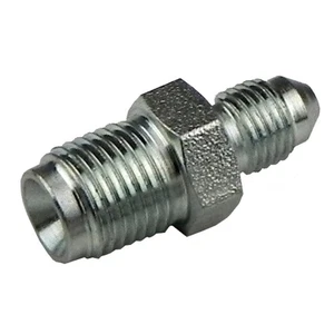 -3AN Male To 1/2-20 Male SAE Inverted Flare Adapter Fitting HAF04 - Picture 1 of 9
