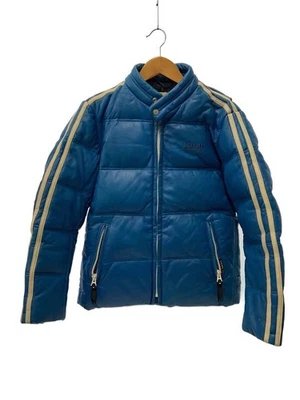 Schott Leather Down Jacket M Sheep Leather Blue - Image 1 of 4