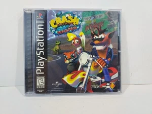 Crash Bandicoot: Warped - (Sony PlayStation, 1998) Etiqueta Negra Completa - Imagen 1 de 5