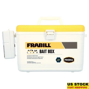 Bait Box Belüfter 8 Quart Lebendköder Kühler Langlebige Isolierung Sauerstoffpumpe Neu - Bild 1 von 10