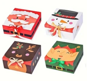 Box 4 Pairs Christmas Soft Ladies Fluffy Lounge Cosy Bed Socks Winter Warm Gift - Picture 1 of 2