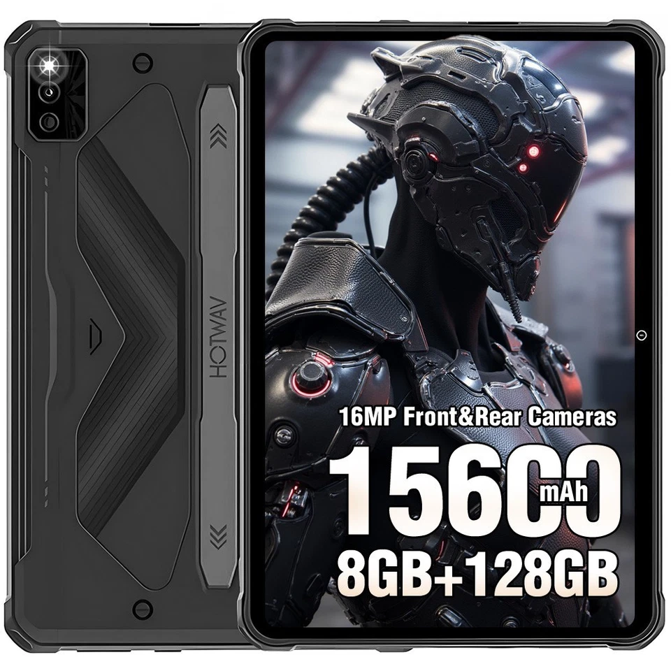 HOTWAV R6 Pro Outdoor Tablet 15600mAh 8GB+128GB Dual Sim 4G Global Bands Tablet - Bild 1 von 4