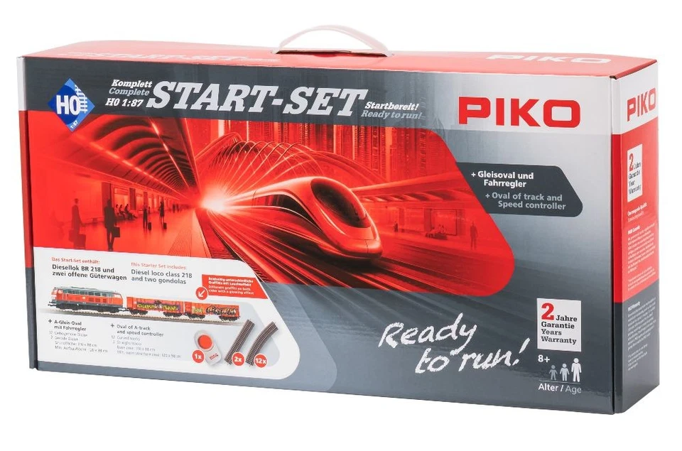 Piko 57032, Startset kids BR 218 + 2 Eaos, DB AG, Neu & OVP, H0 - Bild 1 von 1