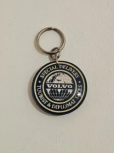 Vintage Volvo Original 1980’s Special Delivery Sales Diplomat Key Ring Key Chain - Picture 1 of 2
