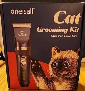  Katzenschneidemaschine für verfilztes Haar, leiser Katzenrasierer für lange Haare, kabellos - Bild 1 von 6
