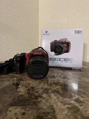 Minolta ProShot MN67Z 20MP / 1080p HD Bridge Digital Camera w/67x Optical Zoom - Image 1 of 4