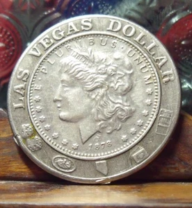 1878 Morgan Las Vegas Dollar Token - Entertainment Capitol of the World Medal - Picture 1 of 2