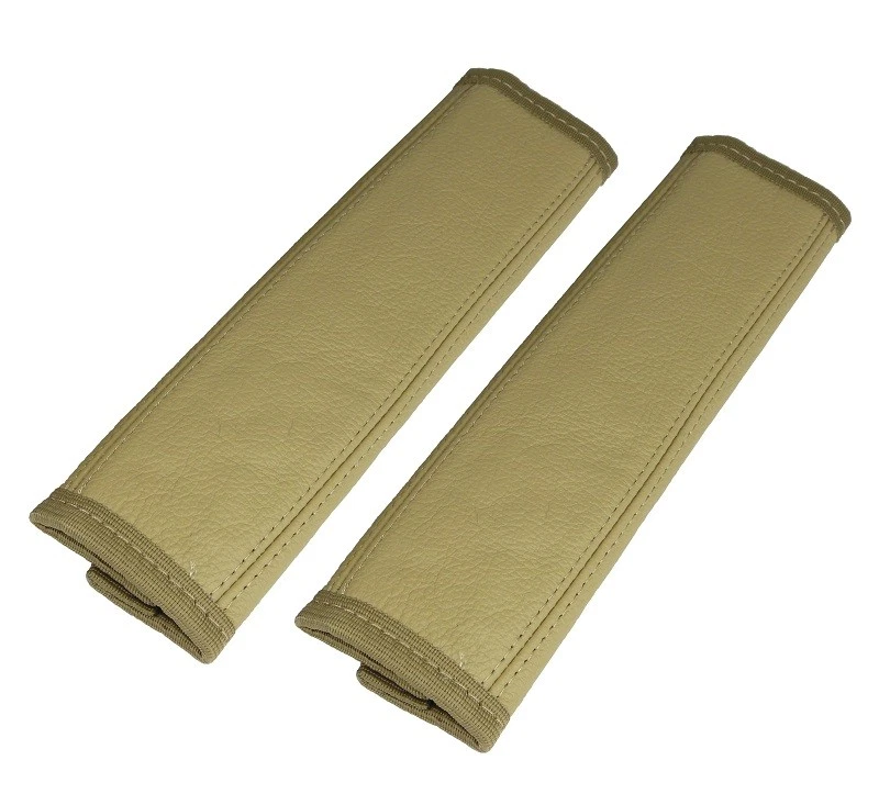 Gurtschoner Gurtpolster In beige 100 echt Leder