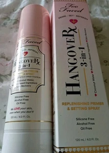 Too Faced Setting SPRAY PRIME SET REFRESH HANGOVER RX 3 IN 1 PRIMER NEW BOX 4 OZ - Picture 1 of 8