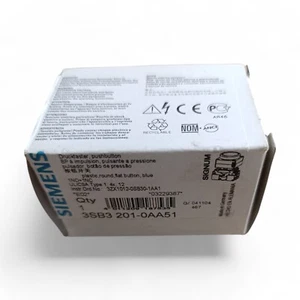Siemens 3SB3 201-0AA51 Pushbutton Blue, 22mm, NEW - Picture 1 of 1
