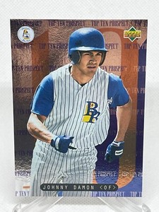 Johnny Damon 1994 Upper Deck Minor League Top Ten Prospect #3 Insert