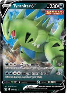 Tyranitar V 097/163 Battle Styles Pokemon Card NM - Bild 1 von 1