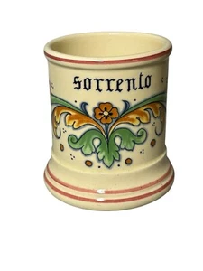 Deruta Santucci  Ceramic Utensil Holder Caddy "Sorento", Made in Italy RARE - Picture 1 of 6