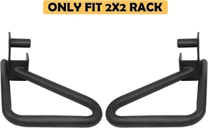 Set of 2 Dip Bar Attachments for Squat Rack - Multi Grips for 2"x2" Rack ONLY - Picture 1 of 7