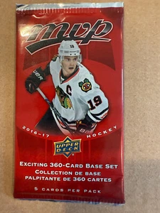 Upper Deck MVP 2016-17 Hockey 5 Cards per Pack 85804 NEW - Picture 1 of 2