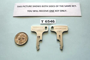 Honda NOS orig. ignition key pre-cut # T 6546 - for '60's - '70's Hondas T6546 - Bild 1 von 1