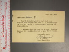 Boy Scout Worlds Fair 1939 Send Get Well Postcard 3315NN