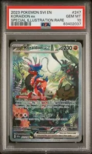 PSA 10 Koraidon ex 247/198 Special Illustration Rare Pokemon Scarlet & Violet - Picture 1 of 2