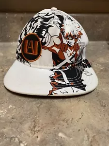 My Hero Academia Snapback White Hat Cap Katsuki Bakugo With UA Logo OSFM - Picture 1 of 10