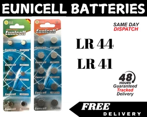 LR41 AG3, LR44 BATTERIES AG3/LR41 1.5VAG13 SR44 L1154 357 A76 BUTTON BATTERIES - Picture 1 of 11