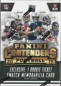 2015 Panini Contenders NFL Football Trading Cards Blaster Box 