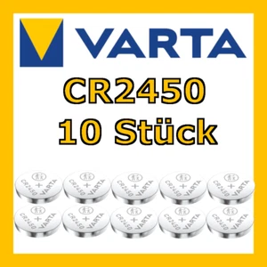 VARTA | CR2450 | Lithium Knopfzelle Knopfbatterie | 10 STÜCK - Bild 1 von 2