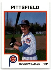 1987 ProCards Roger Williams Pittsfield Cubs #343